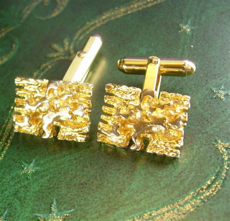 christian dior cuff links|Christian Dior gold cufflinks.